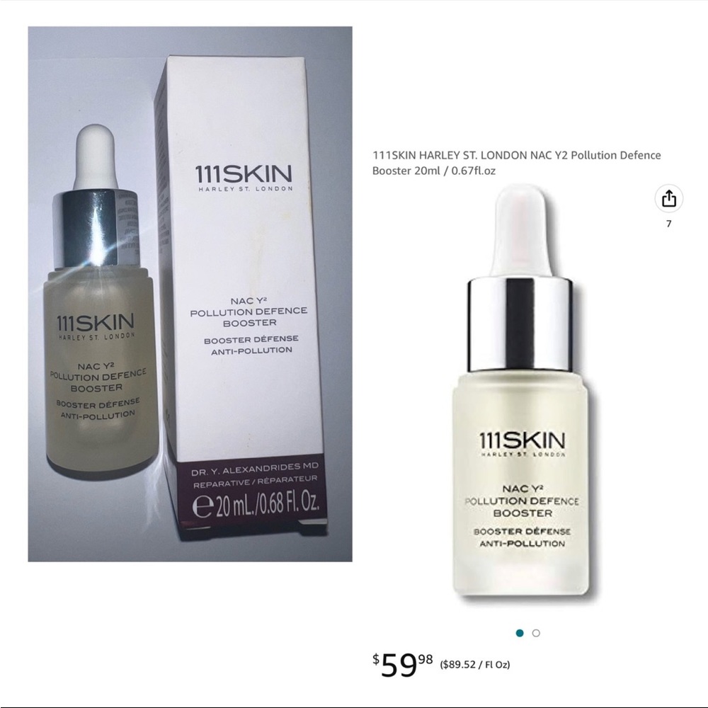 NIB 111 Skin Harley St. Londonโ NAC Y Pollution Defence Booster
